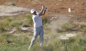 Molinari se na U.S. Open zachránil neuvěřitelným esem. Hole-in-one trefil i Straka