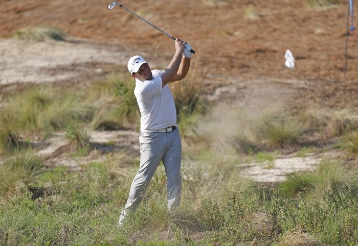 Molinari se na U.S. Open zachránil neuvěřitelným esem. Hole-in-one trefil i Straka