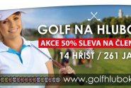 Akce 50% sleva na členství na Hluboké